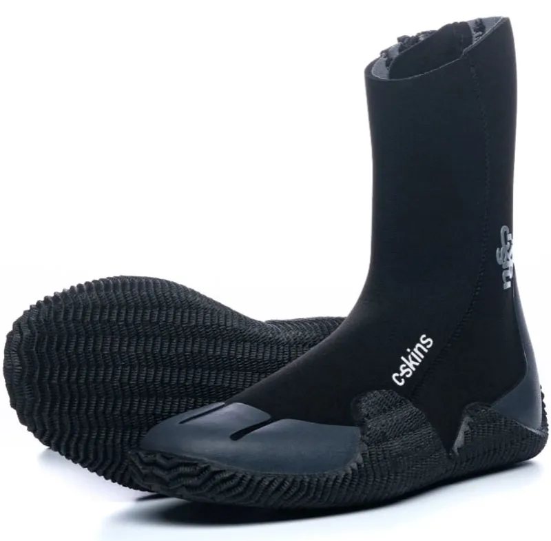 C-Skins Legend 5mm Zipped Round Toe Wetsuit Boots-4